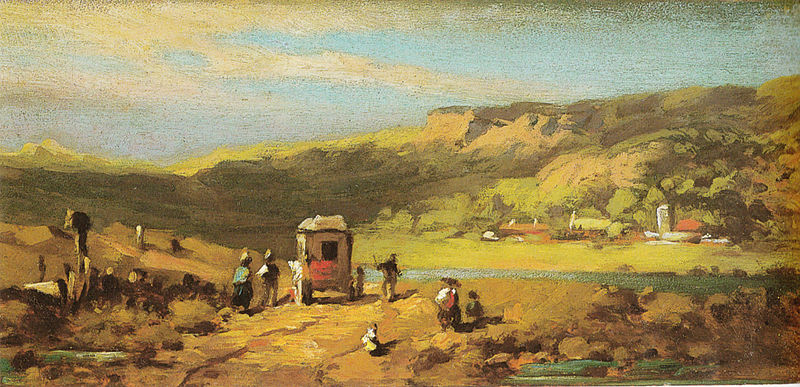 File:Carl Spitzweg - Flusslandschaft.jpg