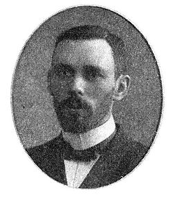 C.W. Oseen 1909 ved udnævnelsen til professor ved Uppsala universiteter.