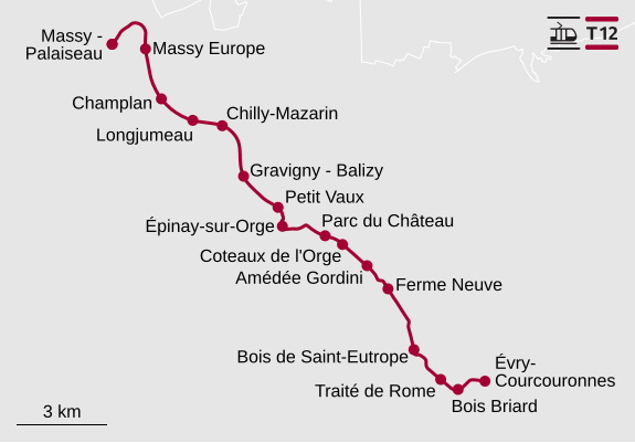 File:Carte Tracé Réel Ligne 12 Tramway Île-de-France (2022).svg