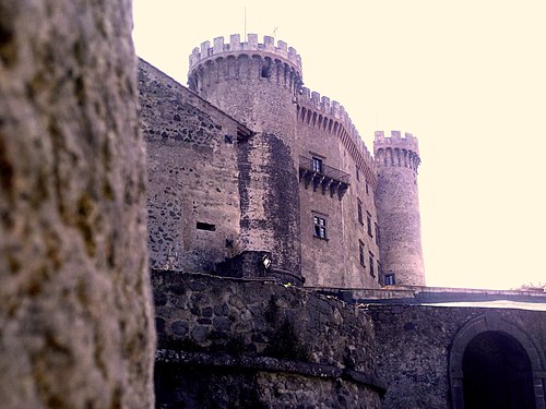 Castello Orsini Odescalchi (about 1400), castle in Bracciano, Italy