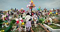 Cementerio de adornado en Juliaca