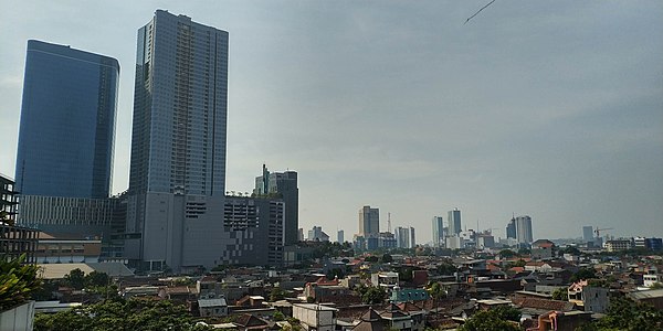 Downtown Surabaya taken from JW Marriott