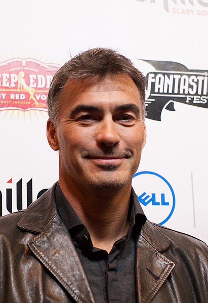 Stahelski at the John Wick red carpet premiere in Austin, Texas, September 19, 2014