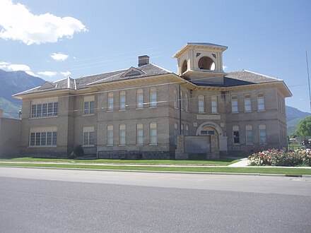 Santaquin Chieftain Museum housed in the old Central School