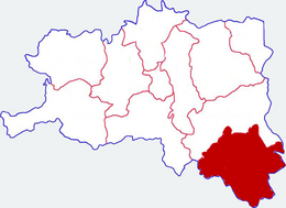 Contea di Zhenba – Mappa