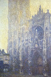 Claude Monet - Rouen Cathedral, Facade and Tour d'AlbaneI.JPG