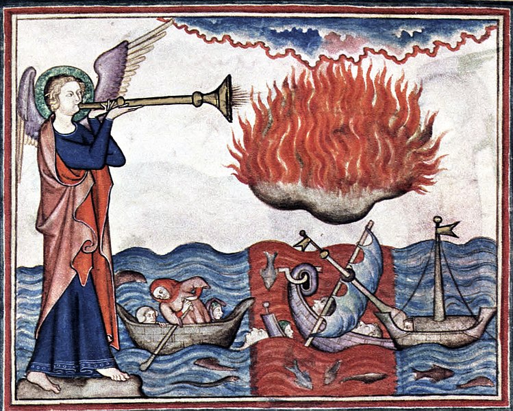 File:Cloisters Apocalypse - 2nd Trumpet - fire on the sea.jpg