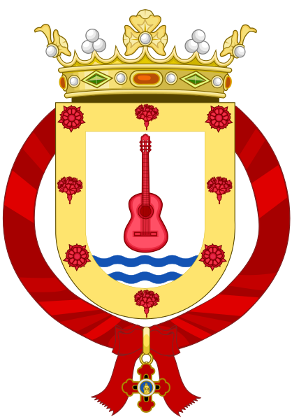 File:Coat of Arms of the 1st Marquis of the Gardens of Aranjuez.svg