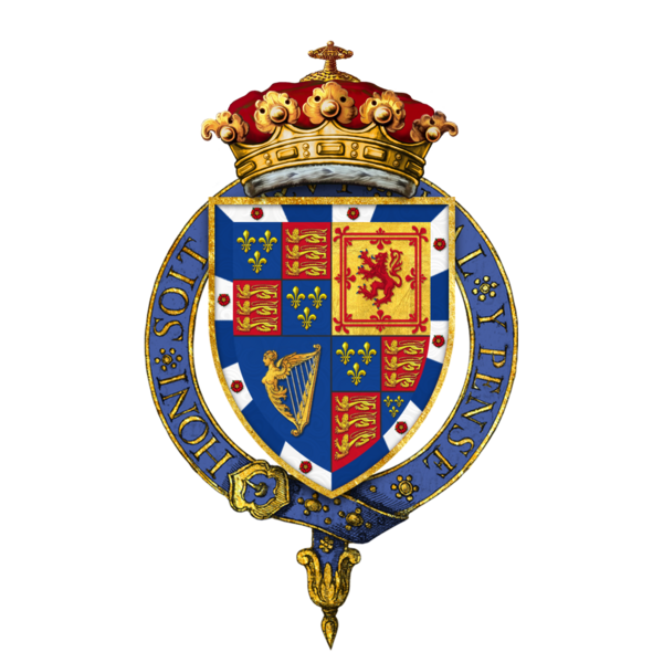 File:Coat of arms of Charles Lennox, 1st Duke of Richmond, KG.png