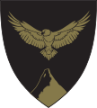 Coat of arms of the Norwegian Intelligence Battalion Unmanned Aerial Vehicle Squadron.svg