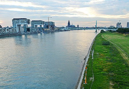 Cologne (Köln) Rhine River view