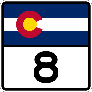 <span class="mw-page-title-main">Colorado State Highway 8</span> State highway in Colorado