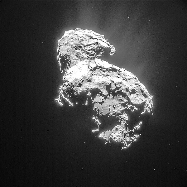 Файл:Comet 67P C-G on 6 Mar 2015 NavCam.jpg