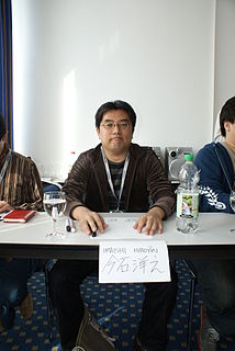 Hiroyuki Imaishi Japanese key animator and anime director