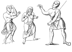 Costumes d'esclaves ou de serfs du VIe au XIIe siècle en Europe médiévale[132].