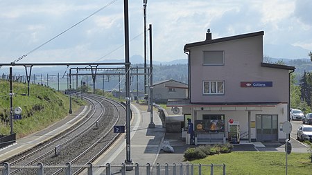 Cottens railway station