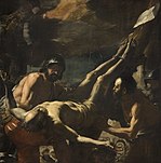 Crucifixion de Saint Pierre - M. Preti (Birmingham) .jpg