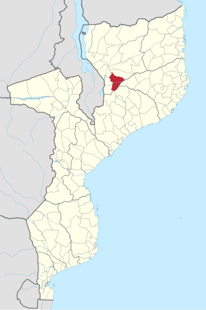 Localization of Cuamba district in Mozambique Cuamba District in Mozambique 2018.svg