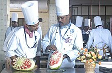 Culinary work at the School of Hotel Management at Vels University in Chennai, India Culinary Work - School of Hotel Management at Vels University.jpg