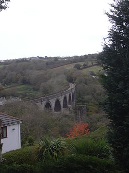 Spoorbrug nabij Penryn