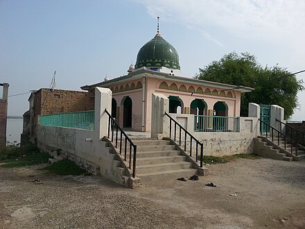 Tomb of the Saint after whom the village is named Darbar Ban Hafiz Jee.jpg