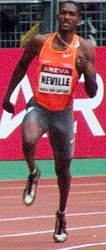 Bronzemedaillengewinner David Neville
