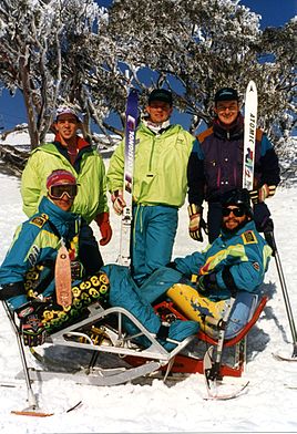 Australian athletes Windham, Patterson, Munk, Milton and Hacon at the 1994 Lillehammer Winter Games Dd0394 - Lillehammer Winter Games, Team -3b- scanned photo (5).jpg