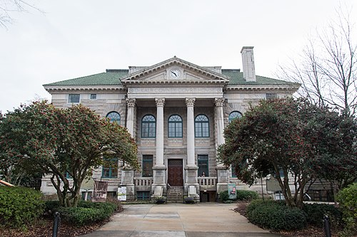The former county courthouse