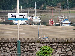 Deganwy village.