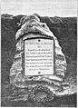 Die Gartenlaube (1889) b 100.jpg Carmen Sylvas Denkstein auf dem Friedhofe der Heimathlosen zu Westerland auf Sylt