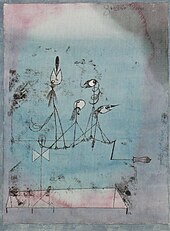 Paul Klee, 1922, Bauhaus Die Zwitscher-Maschine (Twittering Machine).jpg