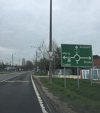 Direction of Budapest