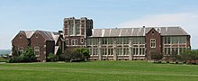 Doty Hall. The Doty Building was Geneseo, New York's high school from 1933 to 1973. Doty Building at SUNY Geneseo.jpg