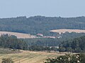 Čeština: Držov v pohledu z Čížové. Okres Písek, Česká republika. English: Držov village as seen from Čížová village, Písek District, Czech Republic.