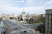 English: Balcon view from Wikimedia Serbia office.