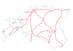 A hálózat térképe