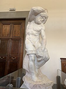 Lo schiavo barbuto di Michelangelo