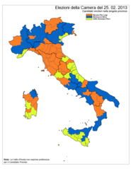 Candidati vincitori alla Camera