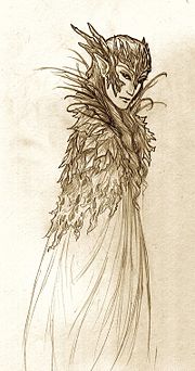 Un fan art de Thranduil de l'artiste Sonya Lindsay.