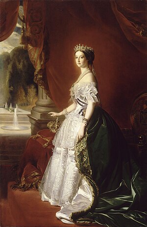 Empress Eugénie in Court Dress (Guillemet after Winterhalter, Musée d'Orsay).jpg