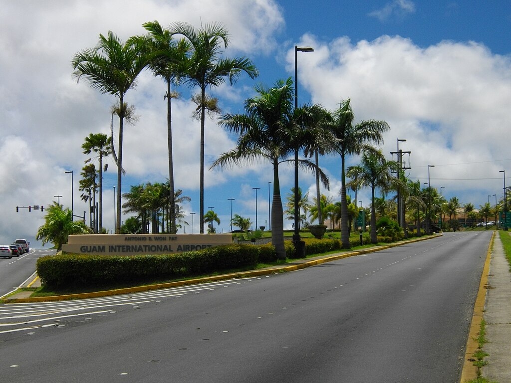 Entrance to Guam International Airport.JPG