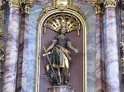 Deutsch: St. Katarina Français : Statue "Ste-Catherine