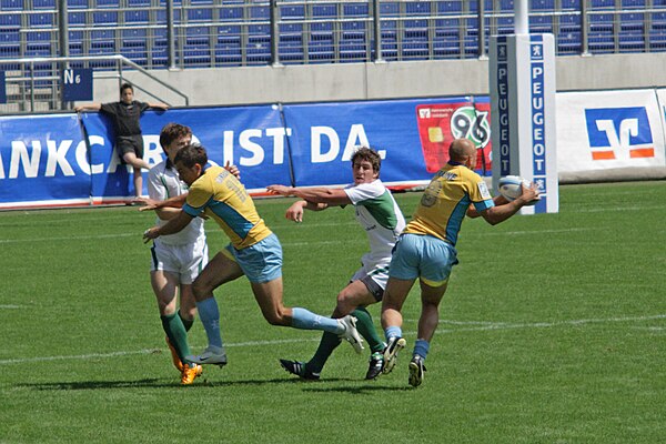 Ireland defeated Ukraine 26–7 at the group stages of the 2008 European Championship