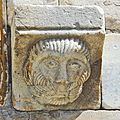 Portalskulptur, Kopf eines Mannes