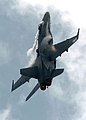 F/A-18C Hornet'nin LEX (leading edge extension) kısımında oluşan wingtip vortex