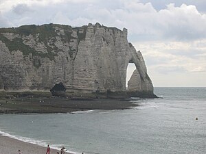 La falaise d'Aval et l'Aiguille