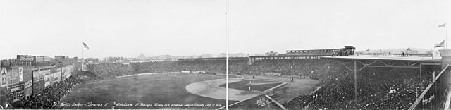 Fenway Park on October 12, 1914, for the third game of the 1914 World Series