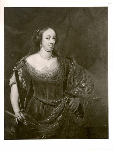 File:Ferdinand Bol (1616-1680) - Porträt der Maria L. Gonzaga, Königin von Polen - 1268 - Führermuseum.jpg