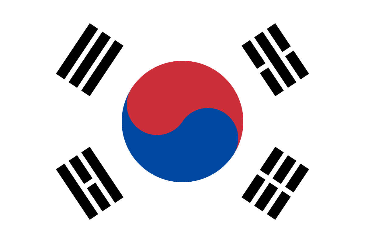 Résultat de recherche d'images pour "south korea flag"