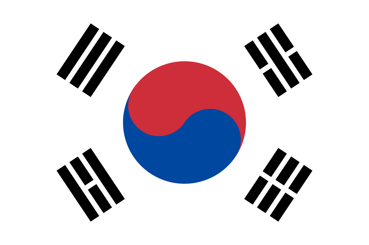 Résultat de recherche d'images pour "south korea flag"